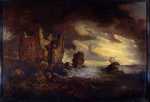 Peele Castle in a Storm by George Howland Beaumont