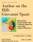 "Authors on the Hill " Presents Prof. Giovanni Spani by Giovanni Spani