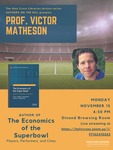 "Authors on the Hill" presents: Prof. Victor Matheson by Victor A. Matheson