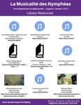The Musicality of the Water Lilies/La Musicalité des Nymphéas (Library Resources) by Holy Cross Libraries