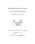 168th Commencement Program (2014) by College of the Holy Cross