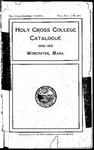 1900-1901 Catalog by College of the Holy Cross