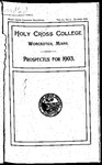 1903 Prospectus by College of the Holy Cross