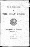 1916-1917 Catalog by College of the Holy Cross
