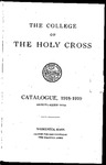 1918-1919 Catalog by College of the Holy Cross