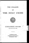 1919-1920 Catalog by College of the Holy Cross