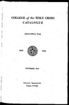 1941-1942 Catalog by College of the Holy Cross