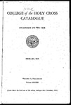 1944-1945 Catalog by College of the Holy Cross