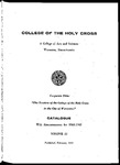 1961-1962 Catalog by College of the Holy Cross
