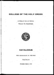 1963-1964 Catalog by College of the Holy Cross