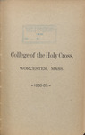 1888-1889 Catalog by College of the Holy Cross