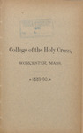 1889-1890 Catalog by College of the Holy Cross