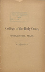 1890-1891 Catalog by College of the Holy Cross