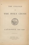 1907-1908 Catalog by College of the Holy Cross