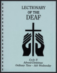 Lectionary of the Deaf Cycle B Advent/Christmas Ash Wednesday